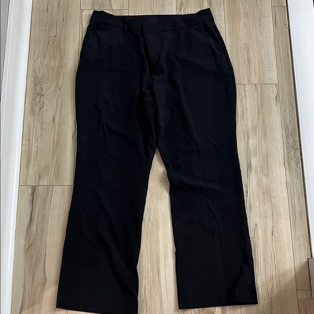 Nine West Classic Black Barely Bootcut Pants